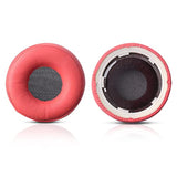 Protein Leather Ear Pads Replacement For Wh800 Wh-H800 Headphones Earpads, Headset Ear Cushion Repair Parts (Red)