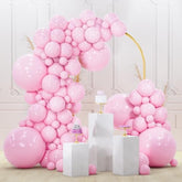 140PCS Pastel Pink Balloon Set – Mixed Sizes for Arches & Party Decoration