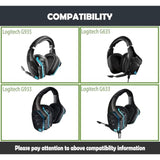 Replacement Earpads Cushion Compatible With Logitech G933 G935 G635 G633 Headsets Ear Pads With Breathable Fabric/High Density Foam