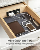 Drawer Outlet Kit With 15Amp Ac Outlets And 5V2A Usb-A, Drawer Outlet Charging Station For Bedroom, Kitchen, Vanity, Entry Table, Nightstand
