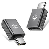 10Gbps Usb C To Usb Adapter (2 Pack), Usb 3.2 Gen 2 Fit Side By Side, Usb C Male To Usb A Female Converter For 16 15 Series, Ipad, Macbook And More Type C Devices