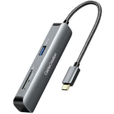 USB C Hub, CableCreation USB-C Hub Multiport Adapter 5-in-1 with HDMI 4K, 2 US