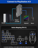 Keyboard and Mouse Adapter for Nintendo Switch/PS4/PS3/Xbox One/Xbox 360 Console Converter - Custom Key Mapping, Plug and Play