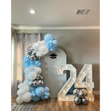 30 Pack 18" Pastel Blue Balloons for Parties & Celebrations