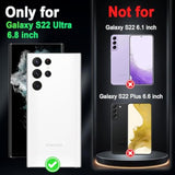 For Galaxy S22 Ultra 5G Case,Glow In The Dark Three Layer Heavy Duty Shockproof Full Body Protection Hard Plastic Bumper+Soft Silicone Case For Samsung Galaxy S22 Ultra 6.8 Inch,Dark Butterfly