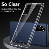 For Samsung Galaxy S20 Fe Case, Crystal Clear Shockproof Protective Durable Slim Fit Phone Cover For Galaxy S20 Fe 5G With Transparent Hard Pc Scratch-Resistant Back & Soft Silicone Edge