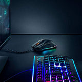 Mouse Gxt 900 Qudos, 100-15000 Dpi, 7 Programmable Buttons, Adjustable Rgb Led Lighting, On-Board Memory, Advanced Software, Usb Computer Mouse For Pc, Laptop, Mac - Black