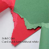 15Sheets Christmas Cardstock Paper 12" X 12", 230Gsm/80Lb Thick Card Stock?Printer Paper, Party Decors?Paper Craft, School Suppliesred (Red Green White)