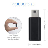 Usb C To Mini Usb Adapter (2 Pack-Black), Mini Usb To Usb C Adapter, 480Mbps M
