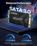 128Gb M.2 2242 Sata Ssd, Compact Internal Solid State Drive With Tlc Nand Flash, Up To 460Mb/S Read & 420Mb/S Write Speeds, Compatible With Ultra-Thin Laptops, And Mini Pcs - Y20M-2242