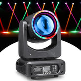 Moving Head Dj Light 100W Led Stage Lights Beam Halo Dj Lights Rgbw 4-In-1 Colors Spotlights Strobe Dmx512 Sound Activated For Party Wedding Live Show Parties Dj Equipment Lighting