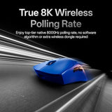 Vt7 Wireless Gaming Mouse, True 8K Wireless Polling Rate, 53G Lightweight, Up To 750 Hr Battery, Nordic Nrf54L15 Mcu, 100-Million Mechanical Switch, 10 Programmable Buttons, Macro Enabled