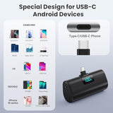 2-Pack 5200mAh PD USB-C Power Bank with Built-In Cable for iPhone 16 Series Android