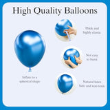 130pcs Blue Balloon Garland Kit for Baby Shower, Birthday, Graduation and Party Decorations