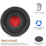 Replacement Ear Pads Cushions Compatible With Yealink Bh70/Wh64 Headset Replacement Earpads Ear Cups Cover Repair Parts