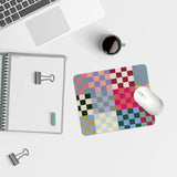 Christmas Mouse Pad,Checkered Christmas Decorations Mouse Pad,Christmas Birthday Gifts For Girls Women,Non-Slip Rubber Base Mousepad For For Home Office Laptop,9.5X7.9 Inches