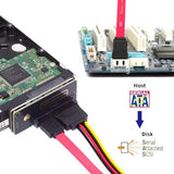 SATA to SAS Adapter for 2.5/3.5" SFF-8482 SAS Hard Disks to Motherboard SATA Converter Adapter
