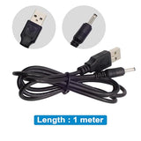 USB Charger for Compatible with Grillbot Automatic Grill Cleaning Robot, 1 Meter Replacement Charging Cable, Black
