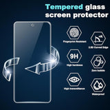 For Samsung Galaxy S25 Edge Screen Protector +Camera Lens Protector+Back Screen Protector,Tempered Glass,Anti-Scratch,High Definition(2+1+1 Pack)