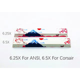 Novelty Spacebar Artisan Keycap Pbt Dye Subbed 6.25U 6.5U Custom Keycaps Cherr