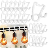 Holiday Light Clips,150 Pcs Christmas Light Clips Outdoor Lights Hooks For Christmas Party Light Strings Outdoor Hang Gutter Hooks Halloween Decoration(A)
