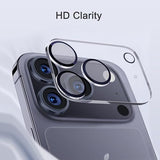 3 Pack Camera Lens Protector for iPhone 17 Pro Max,Tempered Glass,9H Hardness,Ultra HD,Anti-Scratch,Case Friendly,Does not Affect Night Shots[Not for