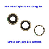 3Pcs Oem Rear Camera Glass Lens Replacement For Iphone 13 Pro Max And For Iphone 13 Pro With Adhesive Preinstalled And Repair Tools Kit (For 13 Pro / 13 Pro Max)