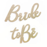 Bride To Be Felt Sign For Backdrop - Glitter Champagne Bride To Be Signs Felt Letters For Bachelorette Party Decorations Welcome To Bridal Shower Shiny Wedding Sign For Balloon Arch Photo Props Decor
