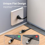 Cat 6 Ethernet Cable 3Ft (10 Pack) (At A Cat5E Price But Higher Bandwidth) Fla