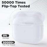 Compatible For Air Pods 3Rd Generation Charging Case, Air Pods 3Rd Gen Charger Cases Replacement With Bluetooth Pairing Sync Button, 600 Mah Built-In Battery, White, No Earbuds.