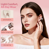 3 in 1 Ctbuds Stylish Jewelry-Style Clip on Open Ear Headphones Wireless Earbuds, Instant Earring Mode, Ultra-Long 140H Play, Bluetooth 6.0, All-Day