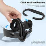 Facial Interface Compatible Accessories With Meta Quest 3S: Face Cover Pad For Oculus Quest 3S - Sweat-Proof Pu Leather Face Cushion - Not Compatible With Quest 3