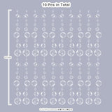 White Bubble Garland Under The Sea Party Decorations Bubble Streamers Mermaid Birthday Backdrop Spongebob Decor Nautical Banner Hanging Underwater Ocean Beach Party Supplies - Pack Of 10