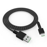 Mouse Charging Cable Micro Usb Charger Cord Compatible With Razer Naga Pro 20000 Dpi, Viper Ultimate, Razer Deathadder V2 Pro/Basilisk Ultimate Gaming Mouse, Nylon Braided, 5.9 Feet