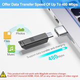 Usb To Usbc Adapter 10 Pack,Usbc Female To Usba Male Adapter,Usb Adapters,Type C Cable Converter For Iphone 15 14 13,Ipad,Apple Watch,Charger,Phones,Black