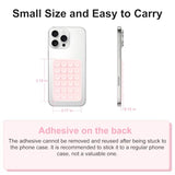 8PCS Silicone Suction Phone Case Mount, Non Slip Suction Cup, Hands-Free Phone Accessories Holder for Selfies and Videos, Silicone Adhesive Stand