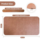 Leather Desk Pad Protector, Large Desk Mat For Desk, Non-Slip Keyboard Mousepad, Waterproof Big Mouse Pad, Desk Mat For Office And Home