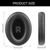 Replacement Ear Pads For Bose A30 Aviation Headset Headphones, Ear Pads Cushions With High-Density Noise Isolation Foam, Made Soft Protein Rubber Leather - Black