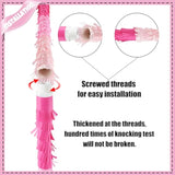 20 Inch Number 8 Piñata Pink Gold With 30 Inch Piñata Stick Blindfold Confetti For Boys Girls Adults Birthday Party Decorations, Anniversary Celebration, Fiesta