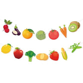 Fruit & Vegetable Banner Farmers Market Garland Summer Fruit Garden Party Decor
