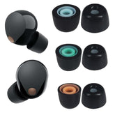 Foam Eartips For Sony Wf-1000Xm5 Headphones,S/M/L 3 Sizes 3 Pairs Polyurethane Memory Foam Earbuds Tips,High Sound Insulation And Anti-Slip Ear Tips.