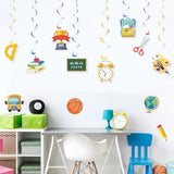 48pcs Back to School Hanging Swirls for Classroom & Office Décor