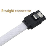 3Pcs Sata Iii 6Gbit/S Right Angle Data Cable With Locking Latch For Hdd/Ssd/Cd