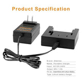 40V Li-Ion Charger 29482 Compatible With Greenworks 29462 29472 Slide-In Style Battery For Greenworks 40V G-Max Tools 29252 20202 22262 (Not For Ni-Mh/Ni-Cd Battery)