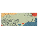 Abstract Plant Leaves Mouse Pad, Waterproof Extended Large Gaming Mousepad Desktop, Big Long Non-Slip Mouse Mat For Laptop, Keyboard, Computer For Decor Office, 31.5 * 11.8 In