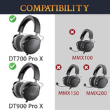 Headband Cover For Beyerdynamic Dt700 Prox(Dt 700 Pro X)/Dt900 Prox(Dt 900 Pro X) Headphones (Do Not Fit Mmx100/150/200), Replacement Headstrap Pad Repair Part - Black