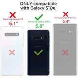 Galaxy S10E Luxury Sparkle Glitter Pattern Slim Clear Tpu Silicone Protective Phone Case - Colorful