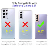 Designed For Samsung Galaxy S21 Case 2 In 1 Gift Militay Grade Drop Protective Rugged Heavy Duty Cover Shockproof Case For Galaxy S21 5G Phone Case For Women Men Boy Girl (Red+Black)