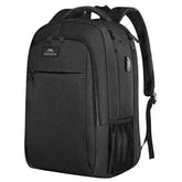 Extra Large Backpack, 17 Inch Travel Laptop Backpack With Usb Charging Port, Anti Theft Tsa Friendly Business Work College Computer Backpack For Men Women, Black