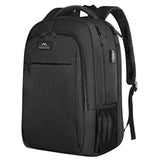 Extra Large Backpack, 17 Inch Travel Laptop Backpack With Usb Charging Port, Anti Theft Tsa Friendly Business Work College Computer Backpack For Men Women, Black